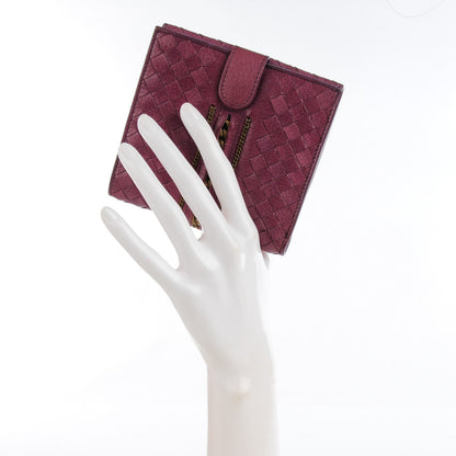 Bottega Veneta Chevre Intrecciato Bi-Fold Wallet Purple 2 of 7