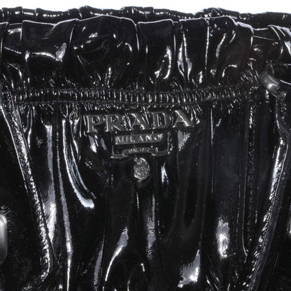 Prada Vernice Gaufre Tote Black 5 of 8