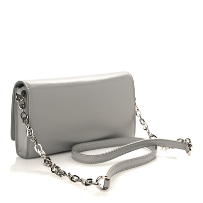 Givenchy Calfskin 4G Wallet on Chain Cloud Grey 2 of 8