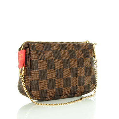 Louis Vuitton Damier Ebene 2016 Christmas Animation Mini Pochette Accessories 3 of 7