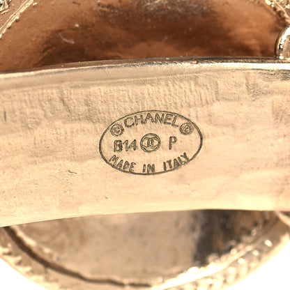Chanel Medallion Precious Symbols Cuff Gold 4 of 4
