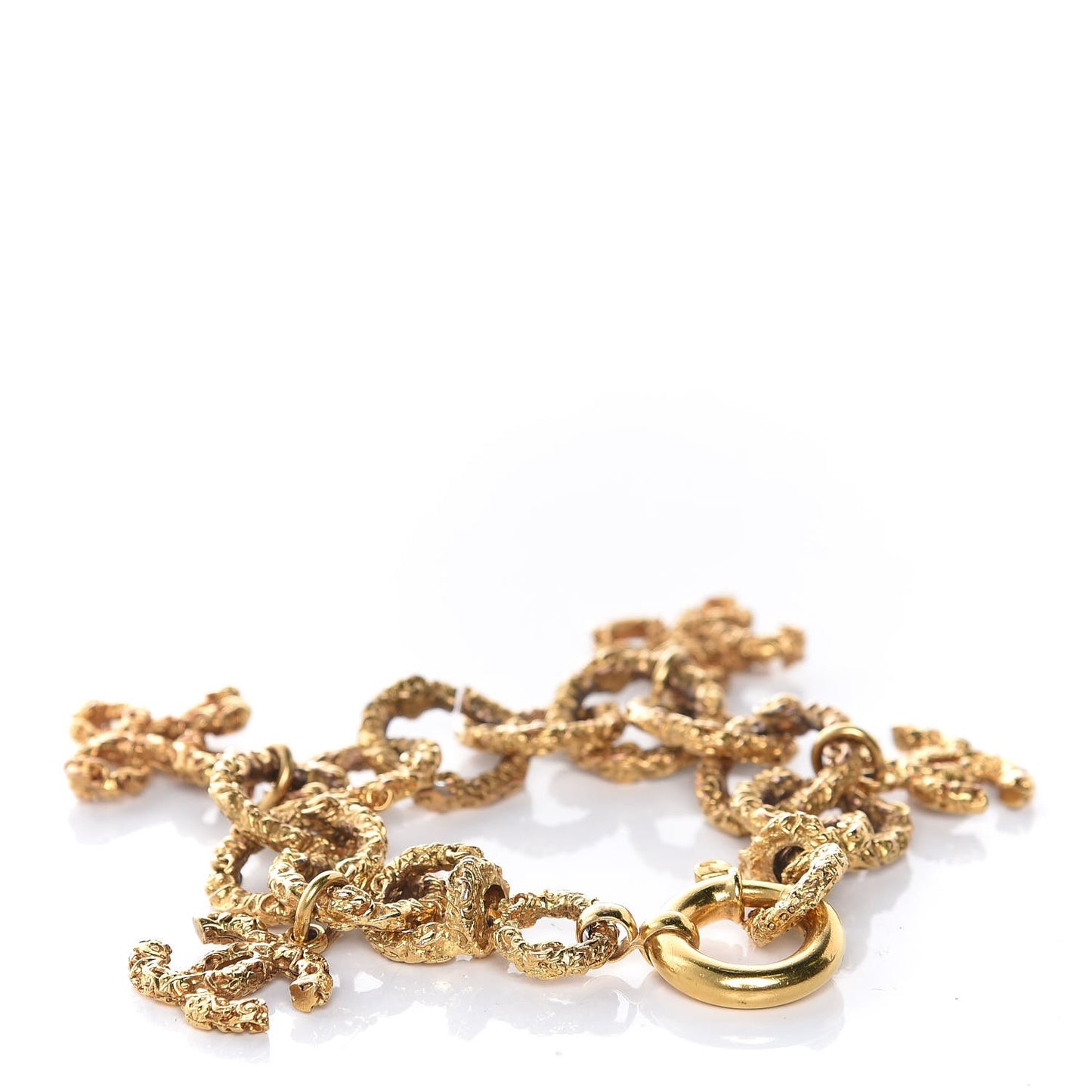 CC Chain Link Bracelet Gold