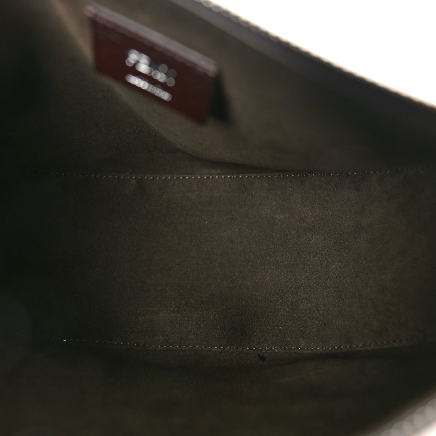 Fabric Jacquard FF Melon Bag Tobacco Black
