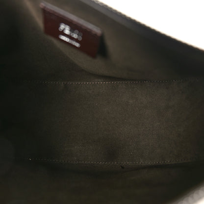 Fendi Fabric Jacquard FF Melon Bag Tobacco Black 5 of 11