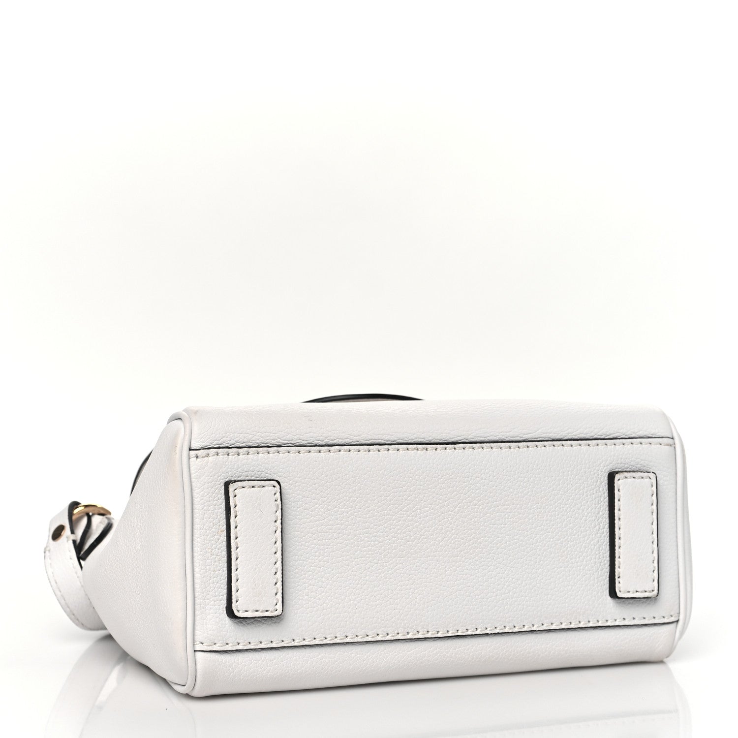Versace Grained Calfskin Small La Medusa Top Handle Bag White 4 of 11