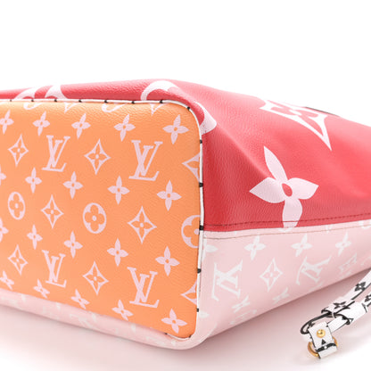 Louis Vuitton Monogram Giant Neverfull MM Rouge 11 of 12