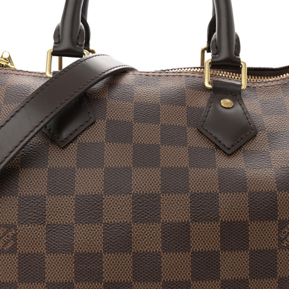 Louis Vuitton Damier Ebene Speedy Bandouliere 25 8 of 14