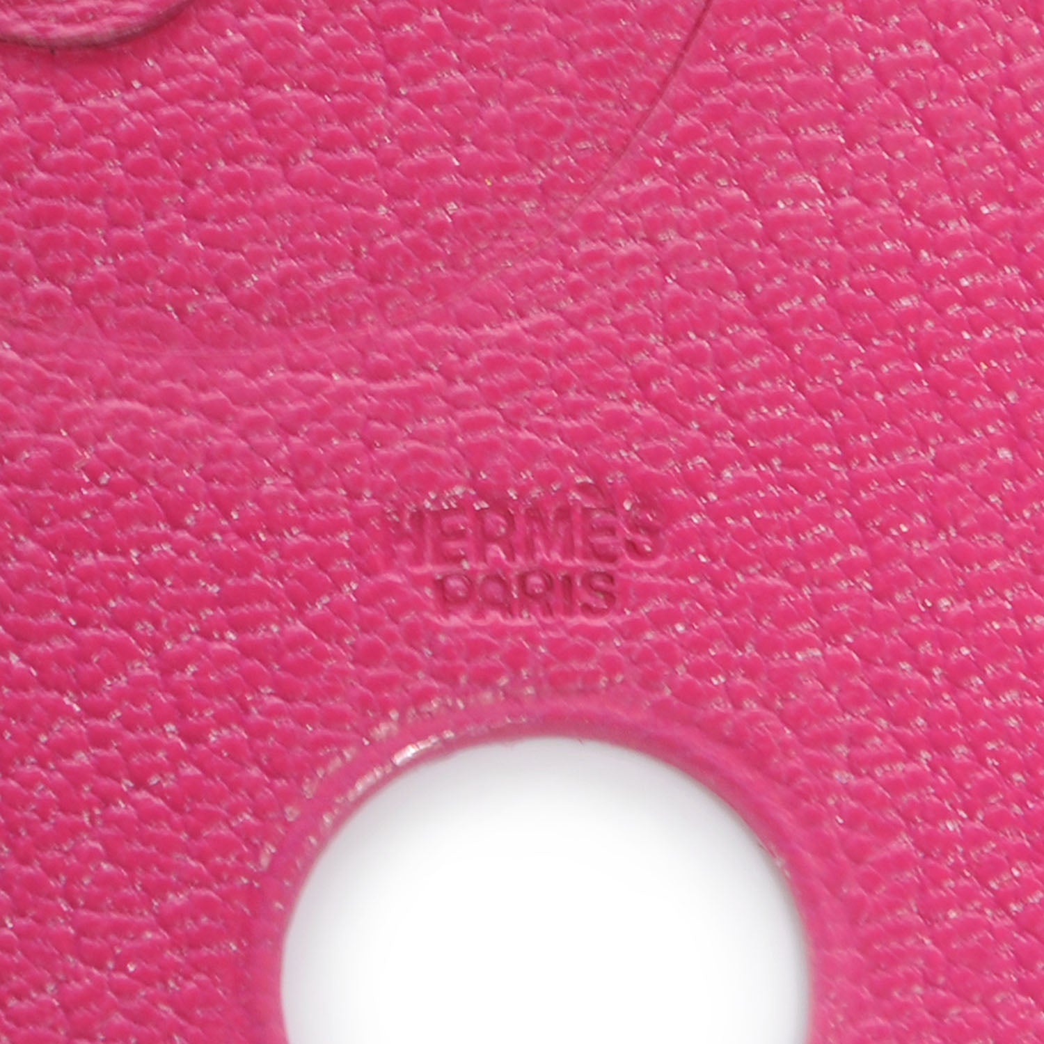 Hermes Chevre Elephant Pikabook Bookmark Rose Shocking 5 of 6