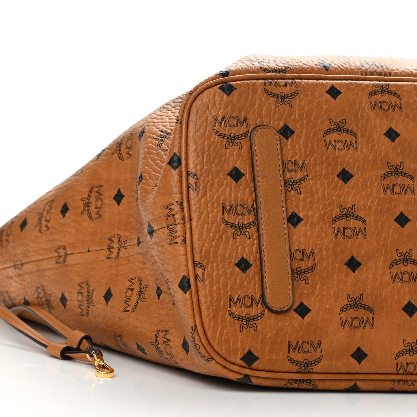 Visetos Large Liz Reversible Shopper Tote Cognac