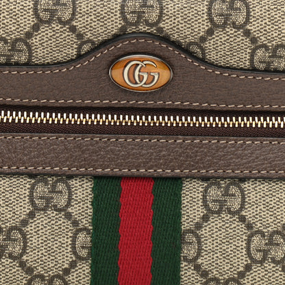 Gucci GG Supreme Monogram Web Mini Ophidia Shoulder Bag Brown 8 of 8