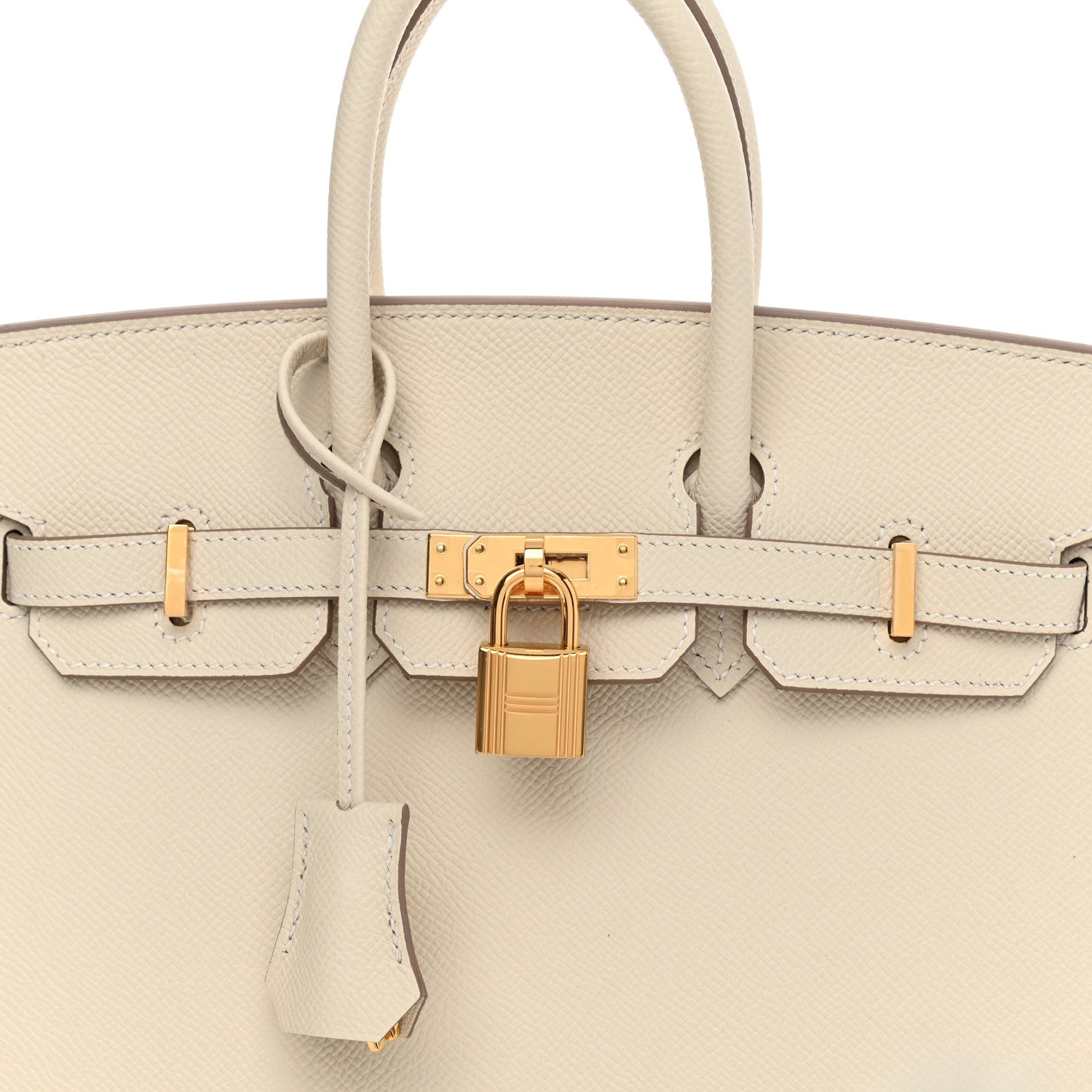 Hermes Epsom Birkin Sellier 25 Craie 8 of 11