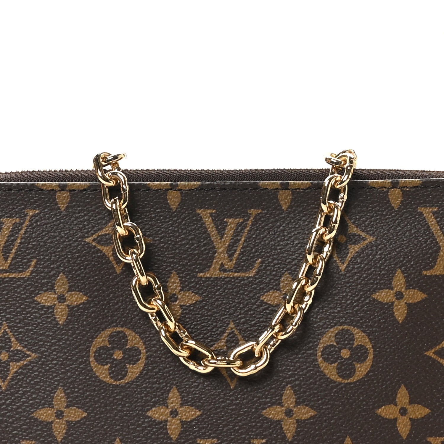 Louis Vuitton Monogram Chain Pochette Accessories 7 of 10