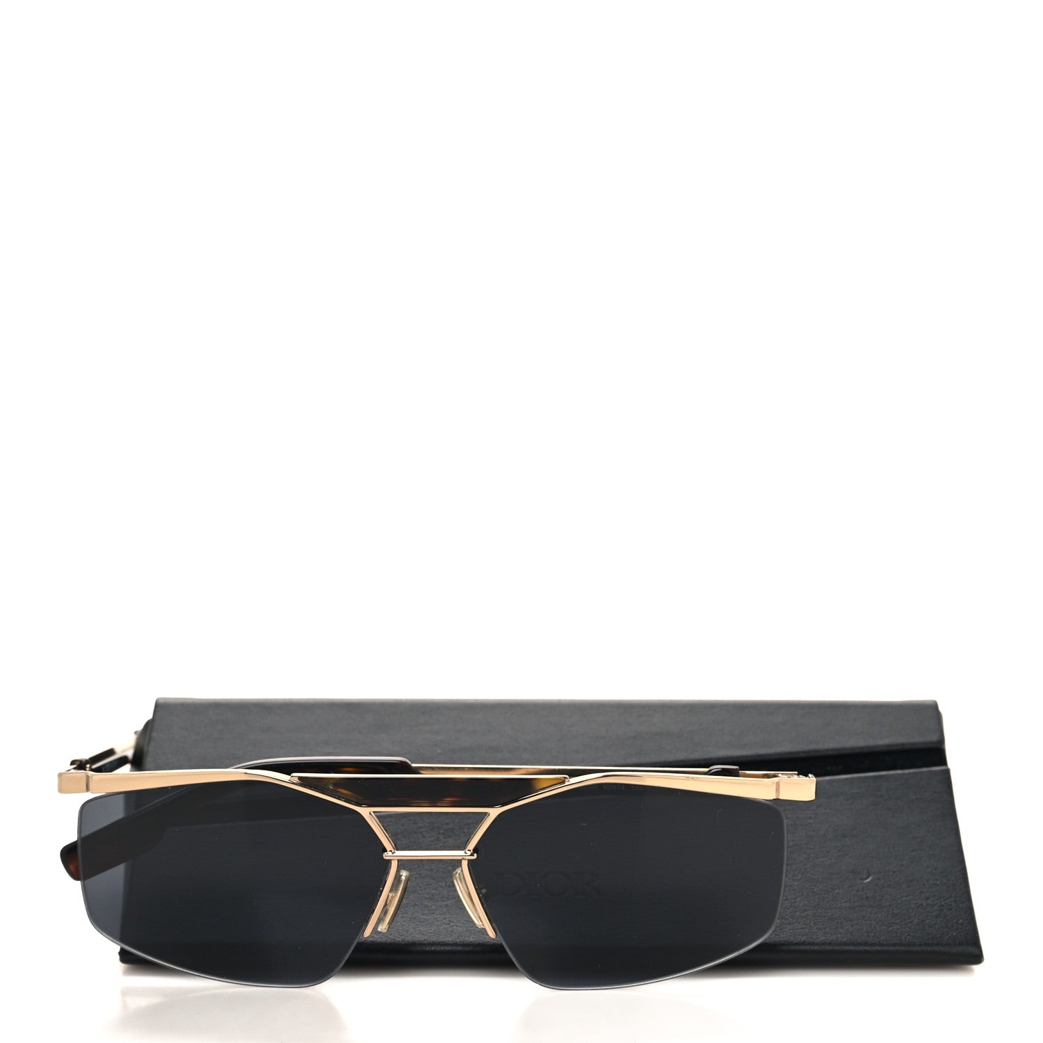Christian Dior Metal Diorpsychedelic Sunglasses Gold Black 7 of 7
