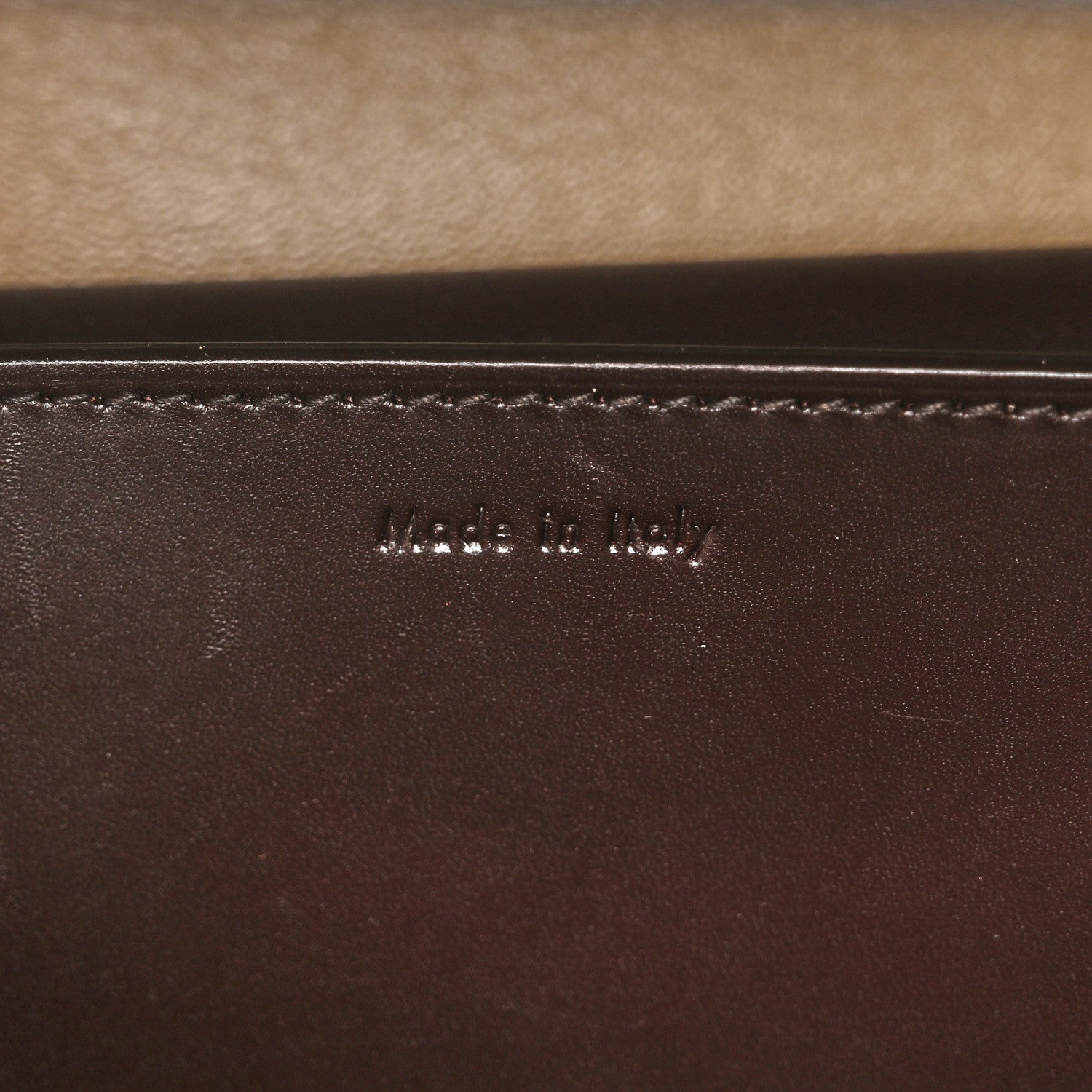 Celine Smooth Calfskin Medium Case Chain Flap Burgundy 7 of 10