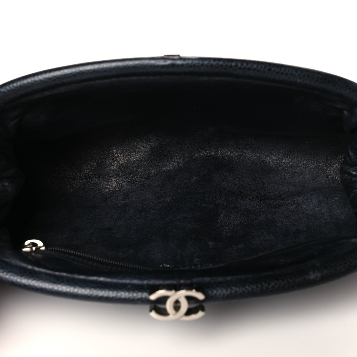 Caviar Quilted Timeless Clutch Black