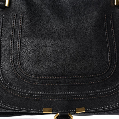 Chloe Calfskin Medium Marcie Satchel Black 9 of 9