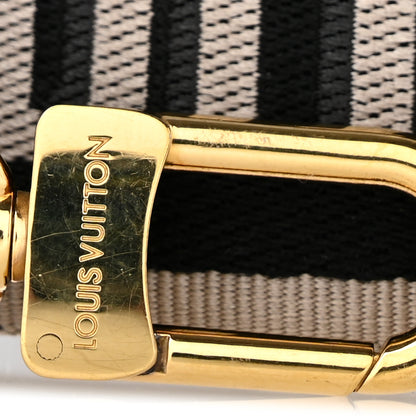 Louis Vuitton Jacquard Diane Shoulder Strap Black Ivory 6 of 6