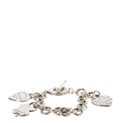 Tiffany Sterling Silver Charm Bracelet 1 of 7