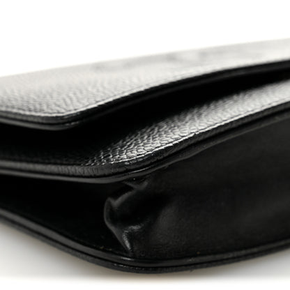 Chanel Caviar Timeless CC Wallet On Chain WOC Black 10 of 11