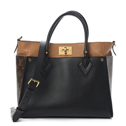 Louis Vuitton Calfskin Monogram On My Side Black 1 of 9