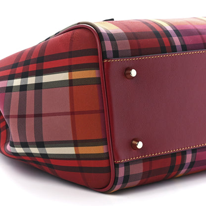 Burberry Horseferry Check Canterbury Tote Red Multicolor 11 of 12