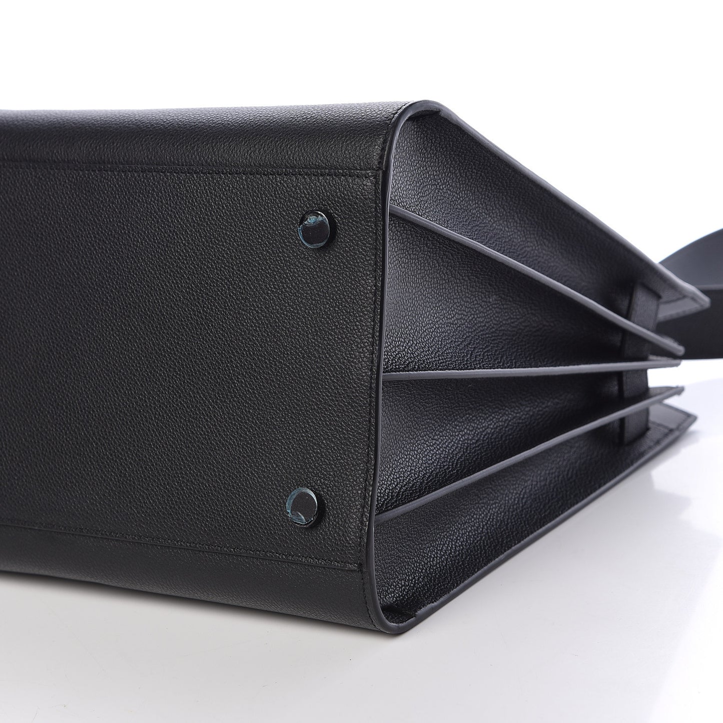Grained Calfskin Large Sac De Jour Carryall Black
