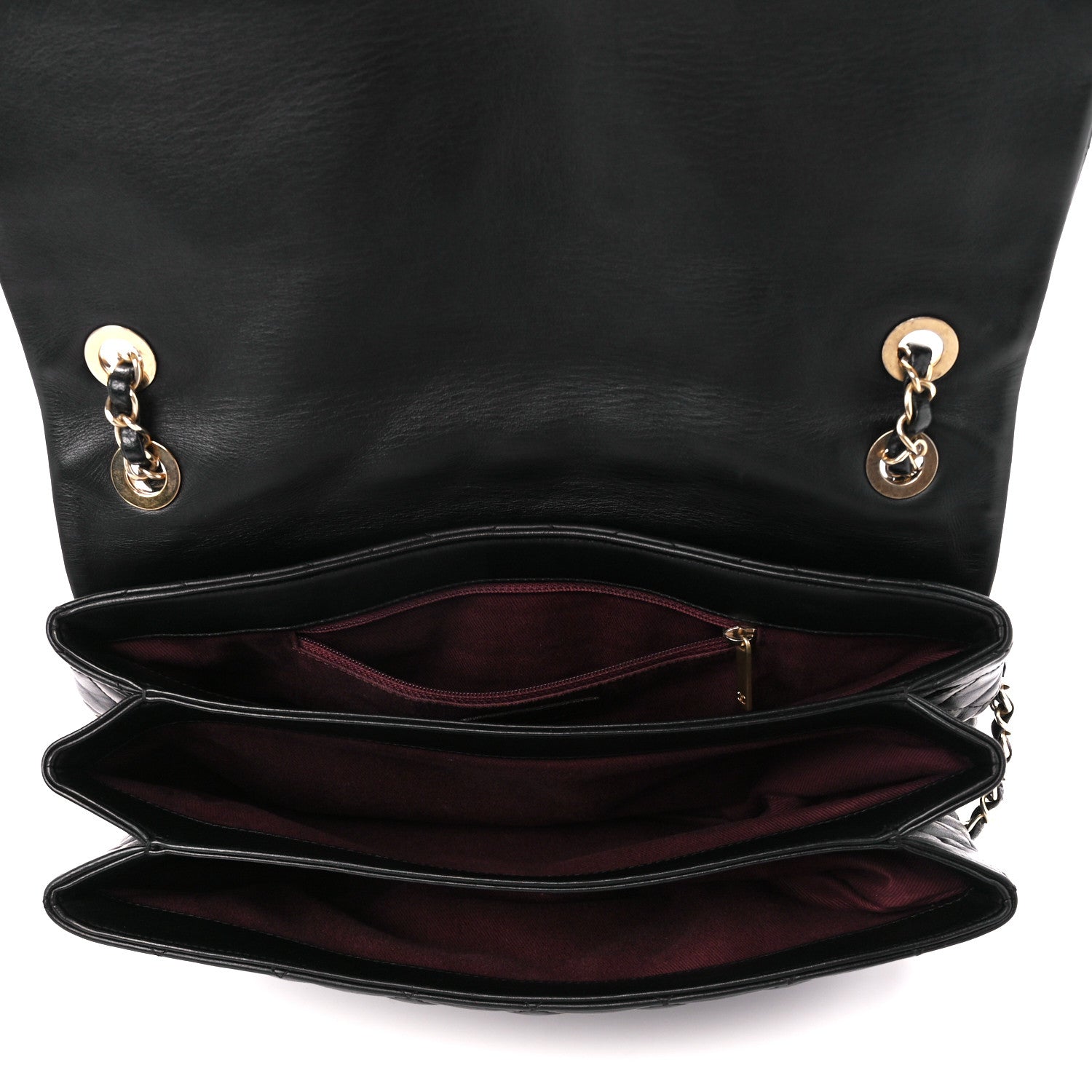 Chanel Calfskin Quilted Jumbo Soft Elegance Flap Black 5 of 11