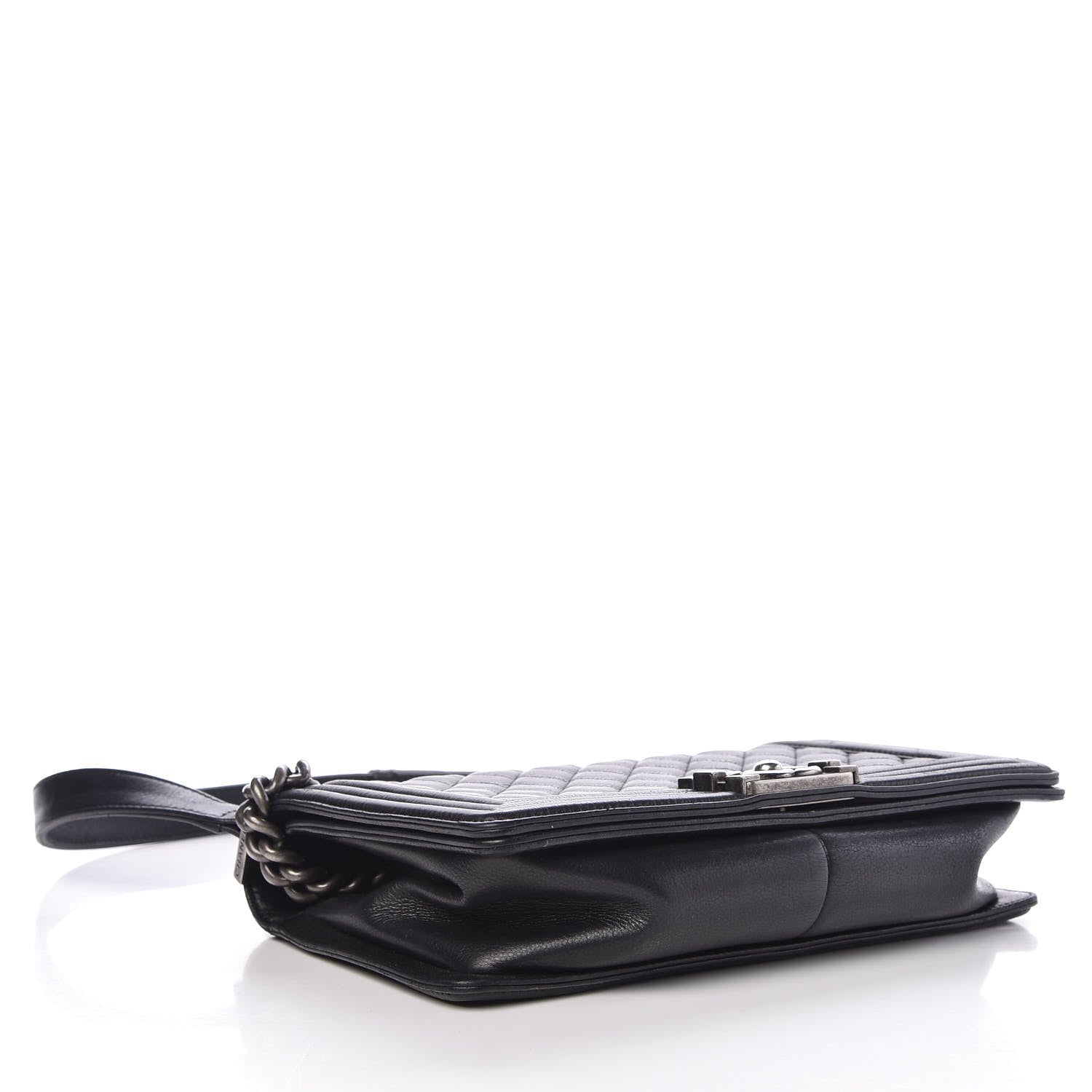 Chanel Calfskin Quilted Medium Boy Flap Black 4 of 9