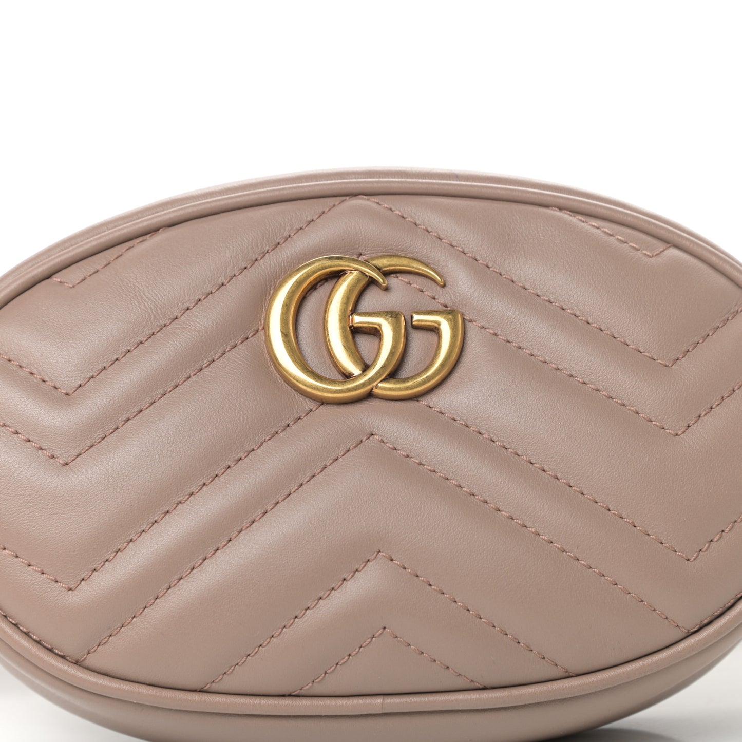 Calfskin Matelasse GG Marmont Belt Bag 85 34 Porcelain Rose