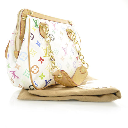 Louis Vuitton Monogram Multicolor Gracie MM White 3 of 9