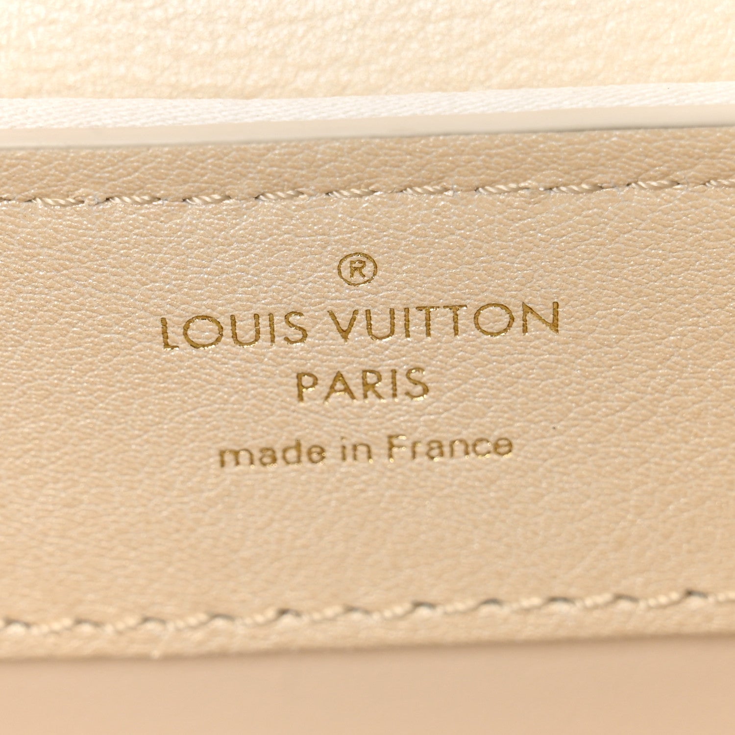 Louis Vuitton Metallic Calfskin Satin Pearl Embellished Mini Treasure Capucines Cream 6 of 9