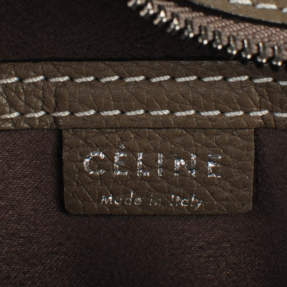 Celine Drummed Calfskin Nano Luggage Souris 7 of 7