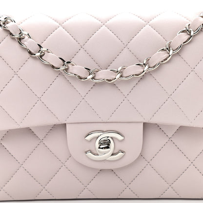 Chanel Lambskin Quilted Small Double Flap Light Purple 8 of 10