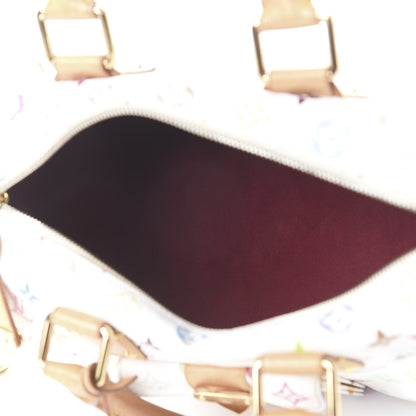 Louis Vuitton Monogram Multicolor Speedy 30 White 4 of 19