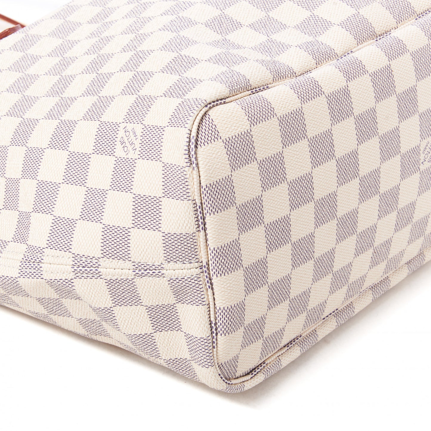 Damier Azur Neo Neverfull MM Rose Ballerine