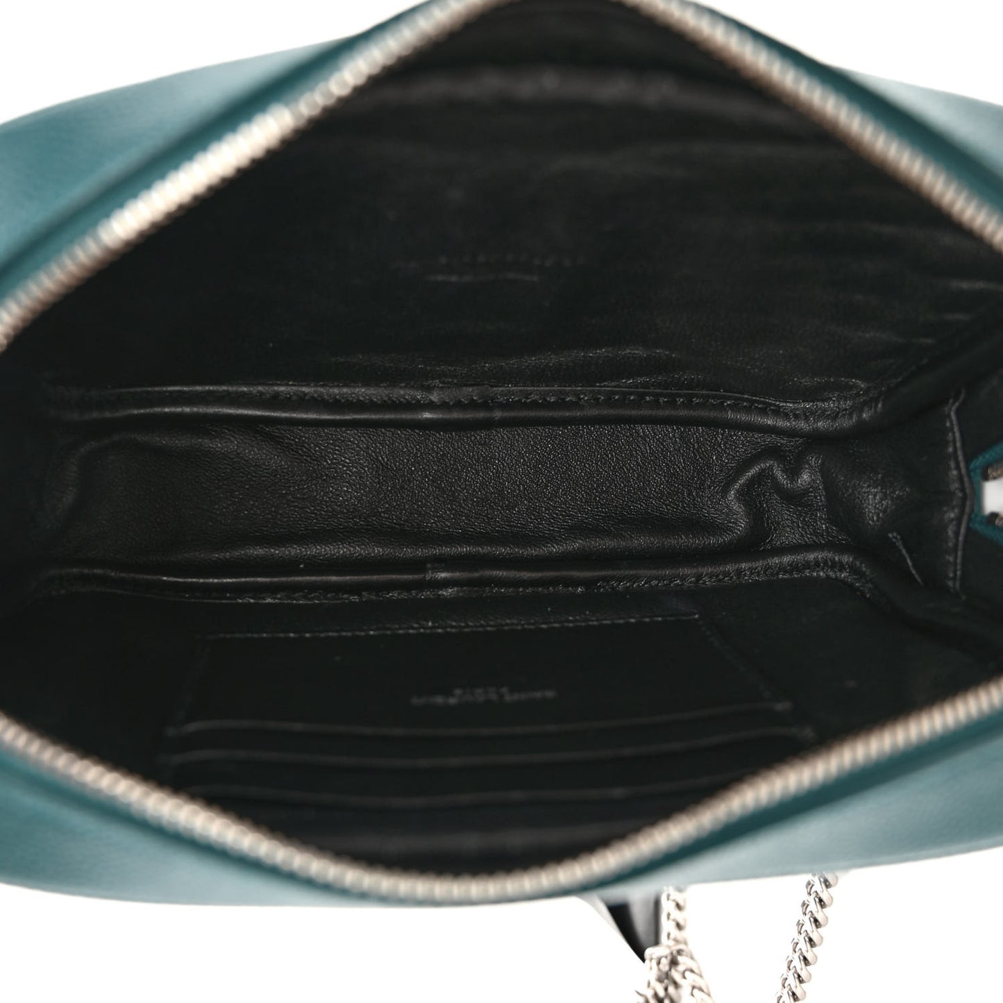 Grain De Poudre Matelasse Monogram Mini Lou Camera Bag Petrol Green