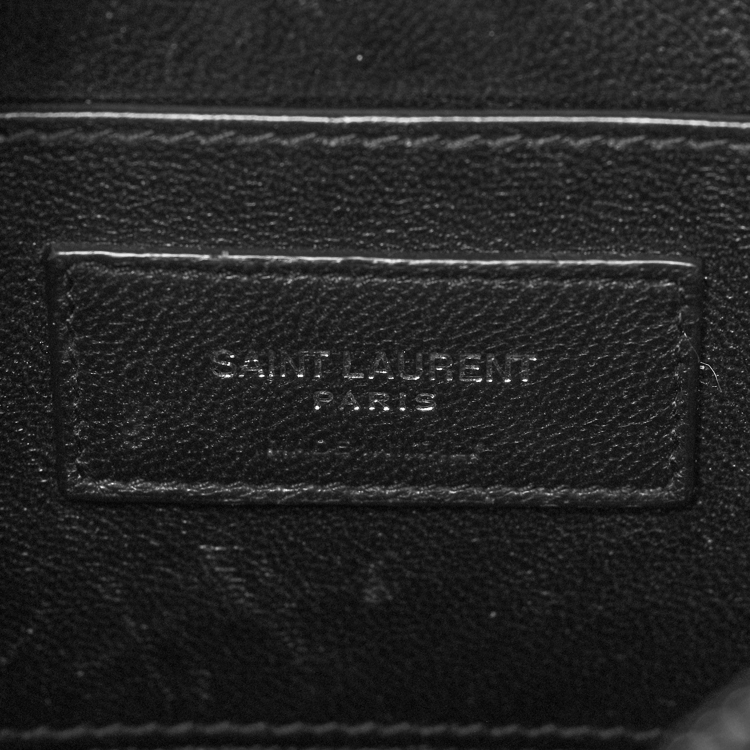 Saint Laurent Calfskin Lizard Embossed Le 61 Camera Bag Black 5 of 8