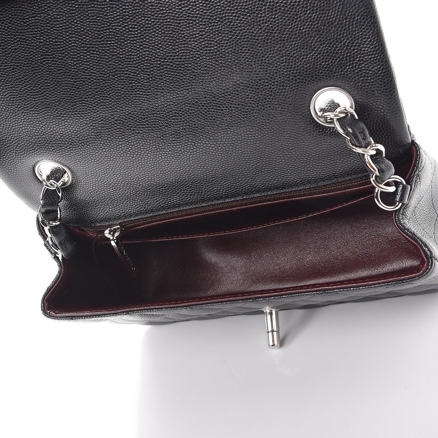 Chanel Caviar Quilted Mini Rectangular Flap Black 5 of 8