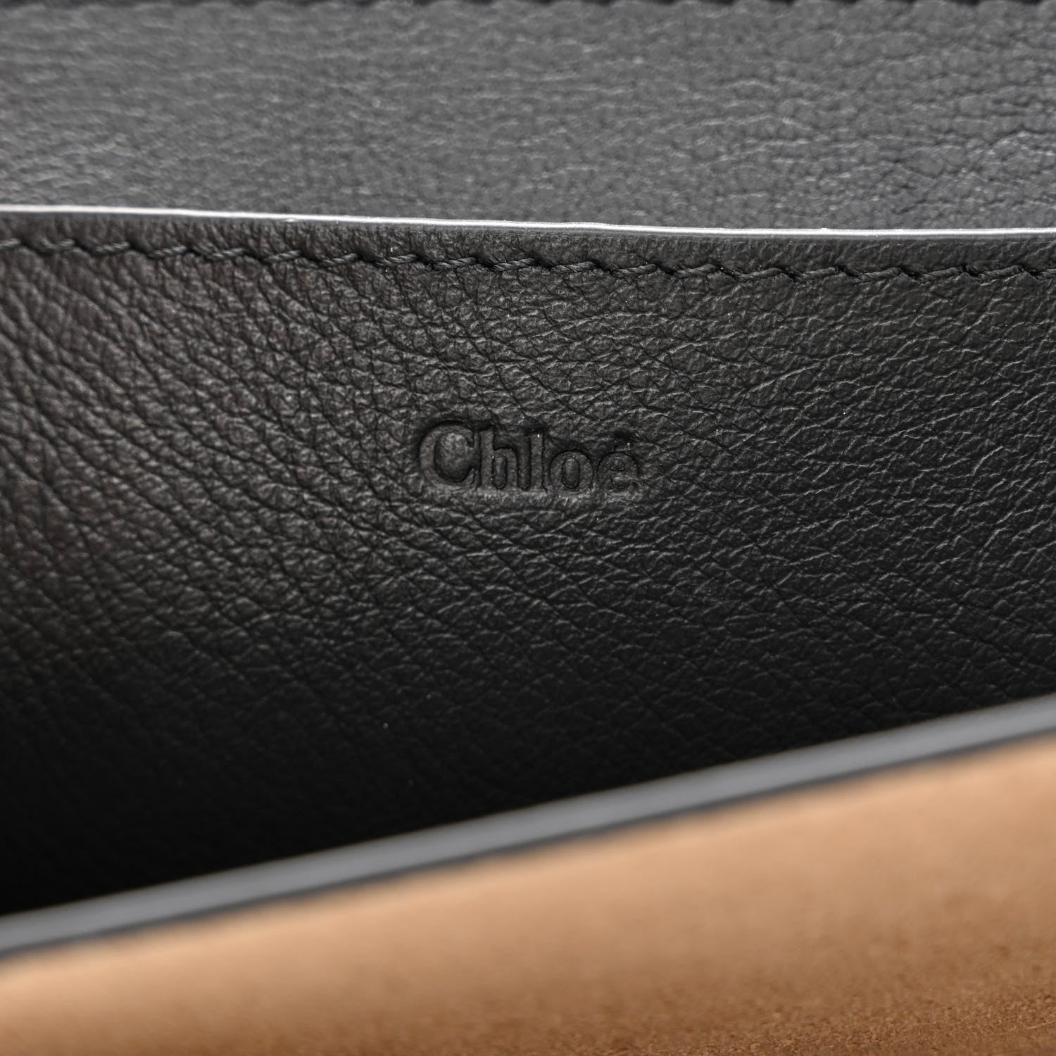 Chloe Smooth Calfskin Drew Bijou Clutch Black 6 of 12