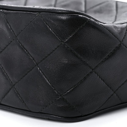 Chanel Lambskin Quilted CC Tassel Camera Case Black 8 of 8