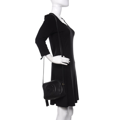 Gucci Pebbled Calfskin Small Soho Disco Bag Black 2 of 12