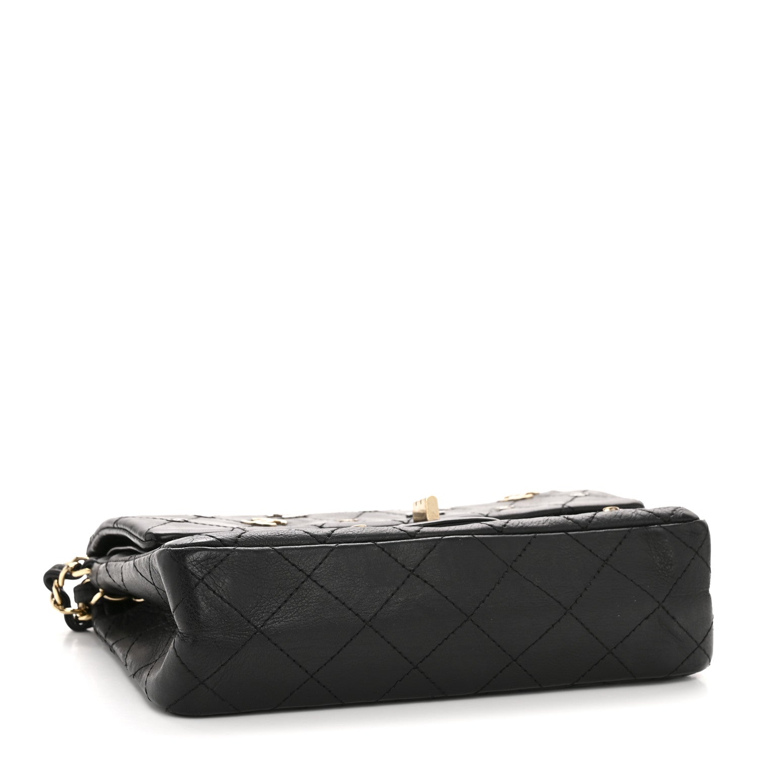 Chanel Calfskin CC Punk 2.55 Reissue 224 Flap Black 4 of 14