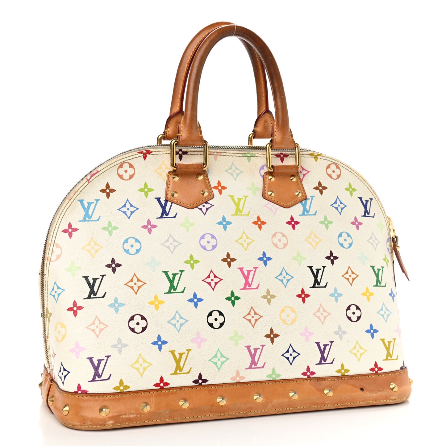 Monogram Multicolor Alma GM White