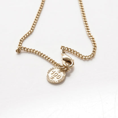 Chanel Enamel Pearl CC Pendant Necklace Light Gold 5 of 5