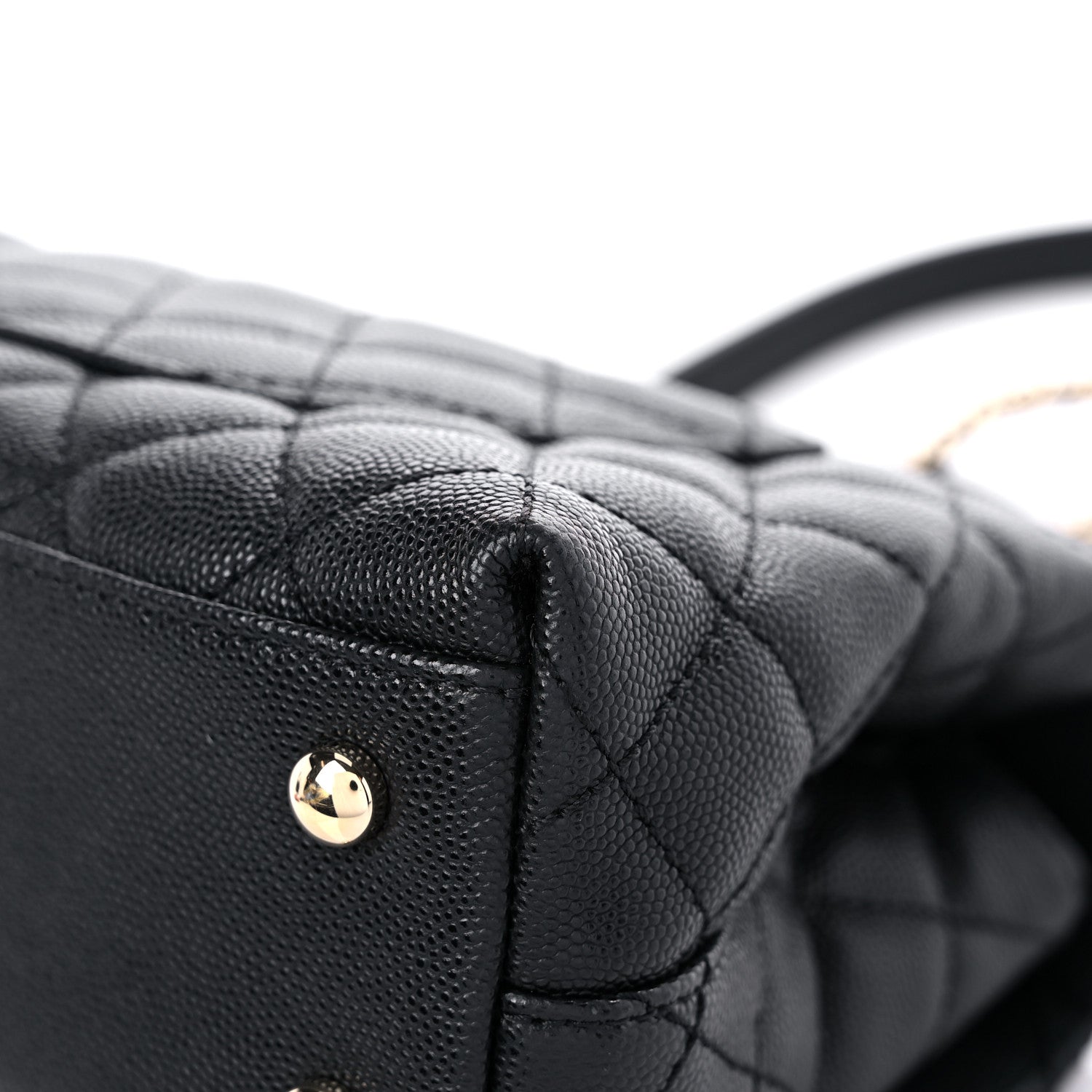 Chanel Caviar Quilted Mini Coco Handle Flap Black 11 of 12