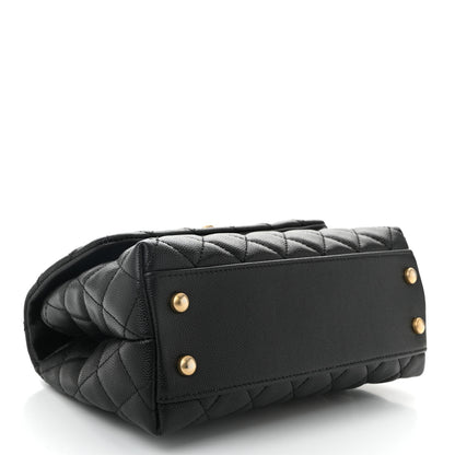 Chanel Caviar Quilted Mini Coco Handle Flap Black 4 of 11