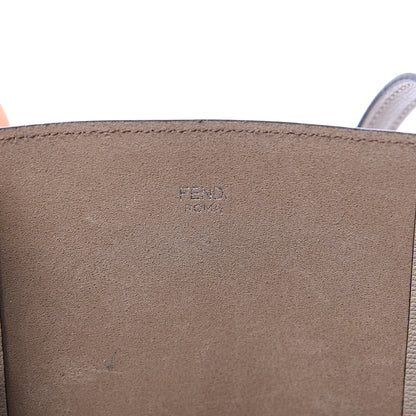 Fendi Vitello Vienna Enamel F is Fendi Shopping Tote Tortora Taupe 5 of 9