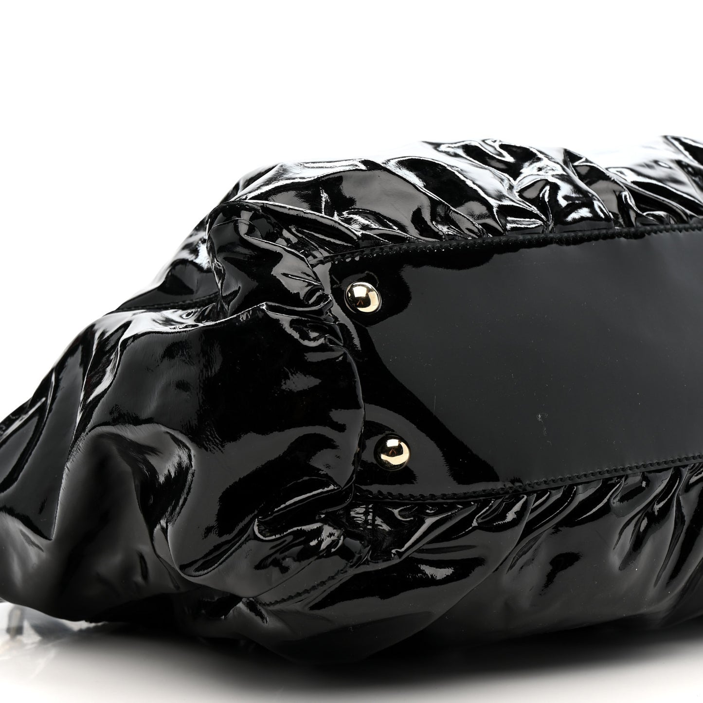 Patent D Gold Tote Black