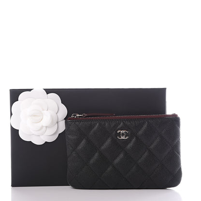 Chanel Caviar Quilted Small Cosmetic Case Black 9 of 9