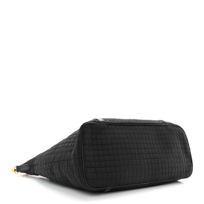 Prada Nylon Tessuto Quilted Shoulder Bag Black 4 of 11